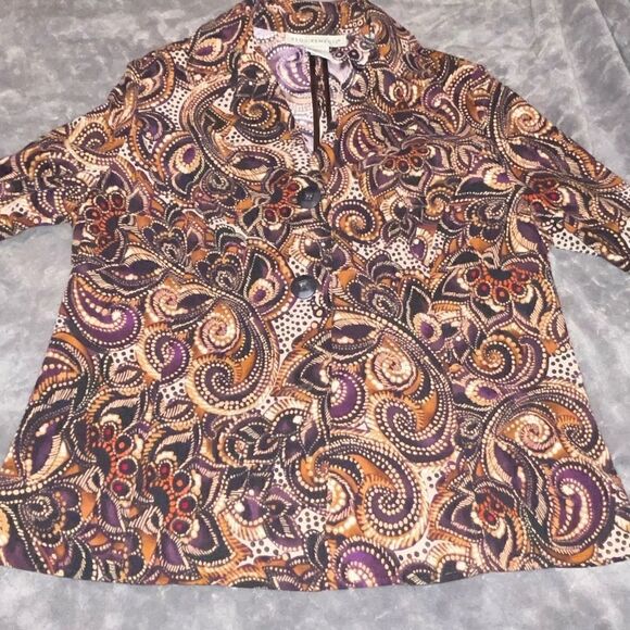 Requirements Two Button Paisley Jacket - Picture 10 of 12
